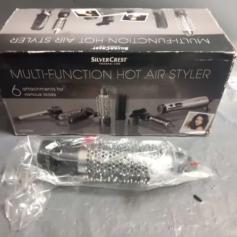 BOXED SILVER CREST MULTIFUNCTION HOT AIR STYLER 1000W