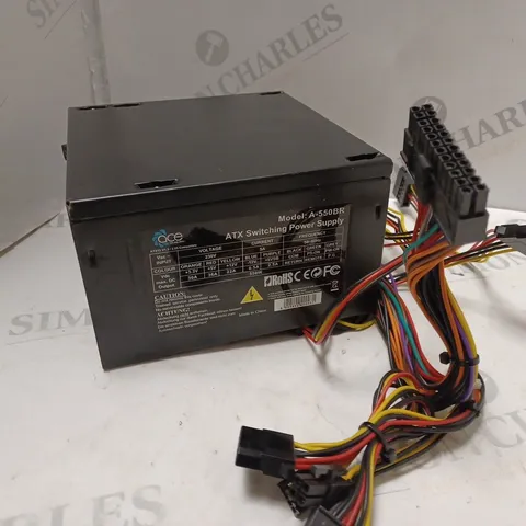 ACE ATX SWITCHING POWER SUPPLY (A-550BR)