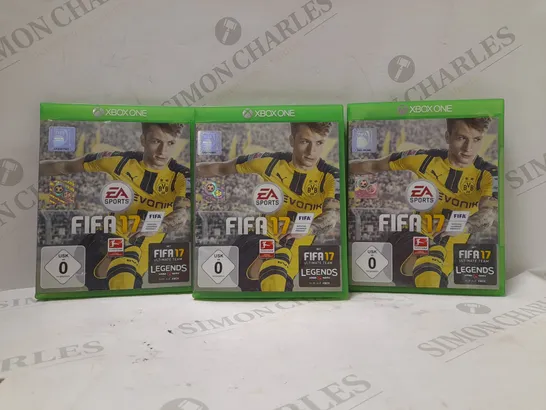 BOX OF APPROX 4 XBOX ONE FIFA 17