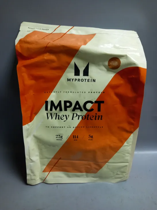 MYPROTEIN IMPACT WHEY PROTEIN POWDER 2.5KG SALTED CARAMEL FLAVOUR