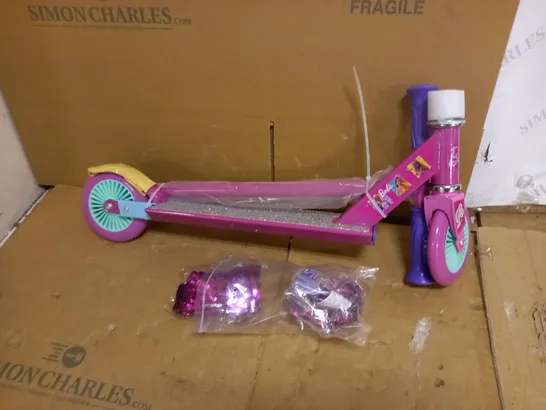 BARBIE FIXED INLINE MERMAID SCOOTER RRP £44