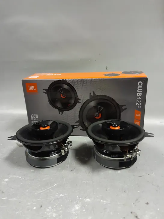 BOXED JBL CLUB 422F 4" TWO-WAY CAR SPEAKERS 