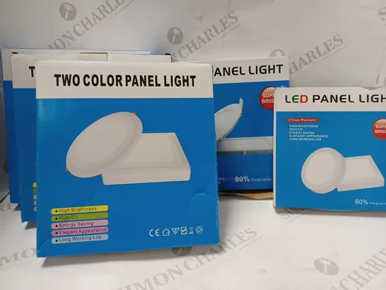 LOT OF APPROX 6 ASSORTED LED PANEL LIGHTS 