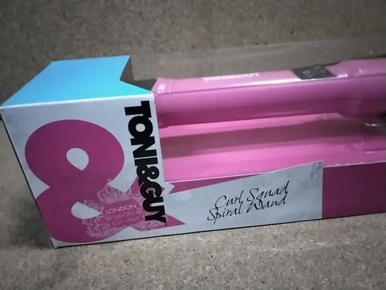 BOXED SEALED TONI&GUY CURL SQUAD SPIRAL WAND