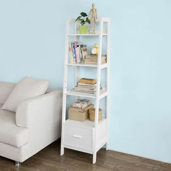 BOXED JEBIDIAH 160 CM H LADDER BOOKCASE (1 BOX)