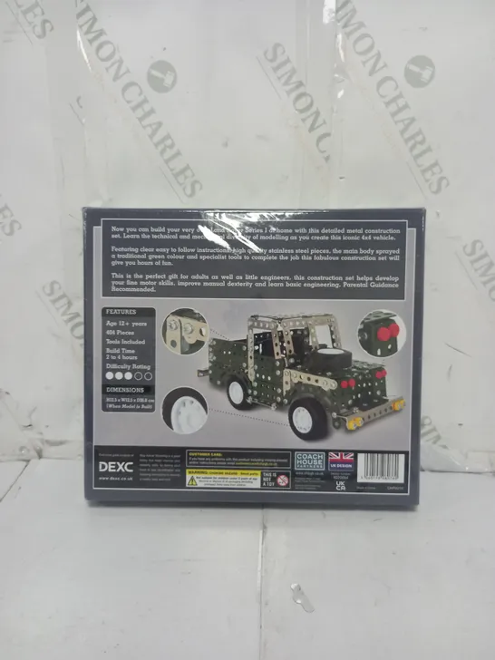 BOXED AND SEALED LAND ROVER METAL CONSTRUCTION KIT