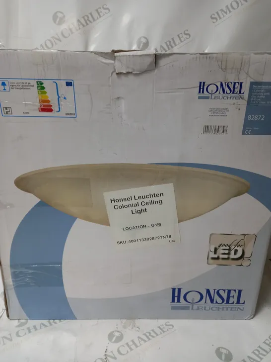 BOXED HONSEL LEUCHTEN COLONIAL CEILING LIGHT