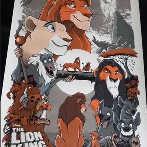 THE LION KING BY MARK BELL SIGNED AND TAGGED P/P