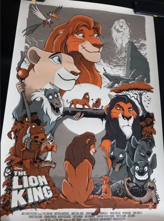 THE LION KING BY MARK BELL SIGNED AND TAGGED P/P