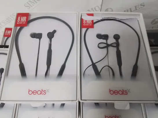 LOT OF 14 BOXED PAIRS OF BEATS X EARPHONES