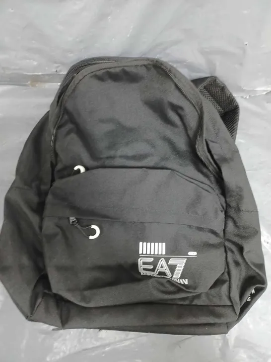 EMPORIO ARMAN CORE LOGO BACKPACK IN BLACK