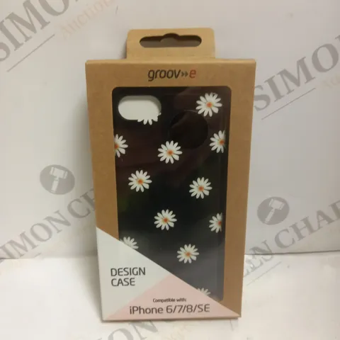 BOX OF 100 BRAND NEW GROOV-E IPHONE 6/7/8/SE DESIGN PHONE CASES IN FLOWER PRINT 