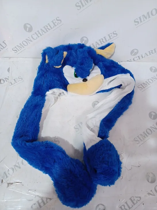 SONIC SOFT PLUSH MOVING EARS COSPLAY HAT