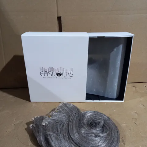 EASILOCKS 10 PIECE VOLUME HAIR PIECE LIGHT GREY