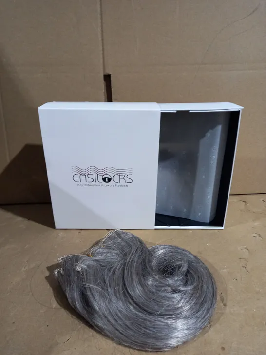 EASILOCKS 10 PIECE VOLUME HAIR PIECE LIGHT GREY