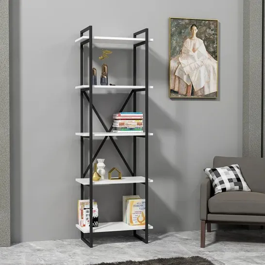 BOXED WEIN 180CM H ETAGERE BOOKCASE (1 BOX)