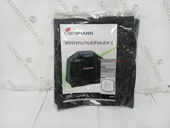 LANDMANN LARGE BBQ COVER IN BLACK