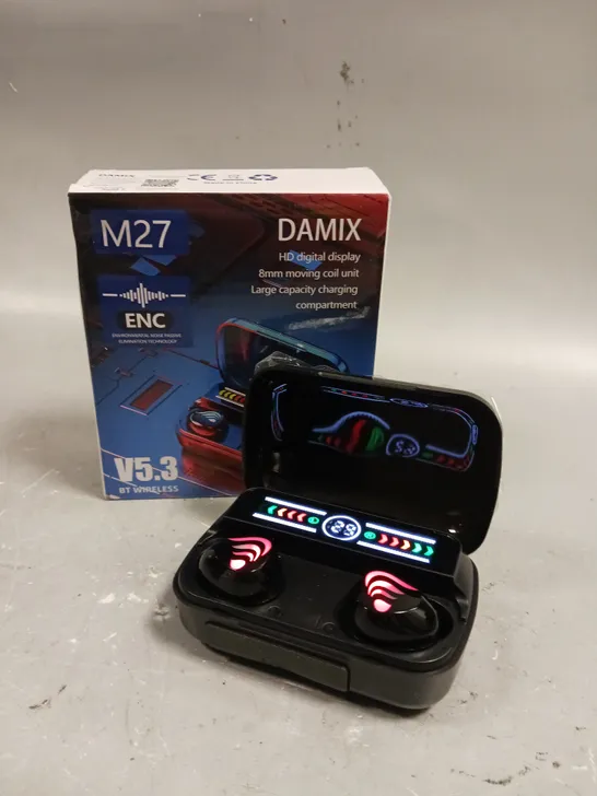 BOXED DAMIX M27 V5.3 WIRELESS BLUETOOTH EARPHONES 