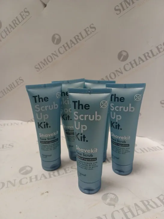 SHAVE KIT - THE SCRUB UP KIT 3 X FACE SCRUB - 2 X POST SHAVE CREAM 