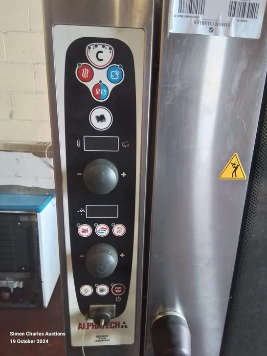 COMMERCIAL STAINLESS STEEL HOT AIR OVEN ALPHATEC REV071S -2016