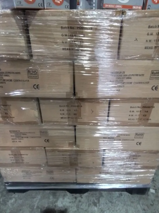 PALLET OF APPROXIMATELY 28 MULTI PACK BOXES OF EMCOLED 10W MODULE GIMBAL EMLED10G  - COLLECTION ONLY