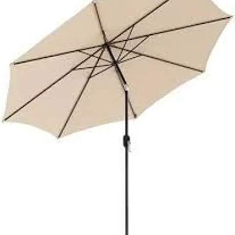 BOXED COSTWAY PARASOL - BEIGE 