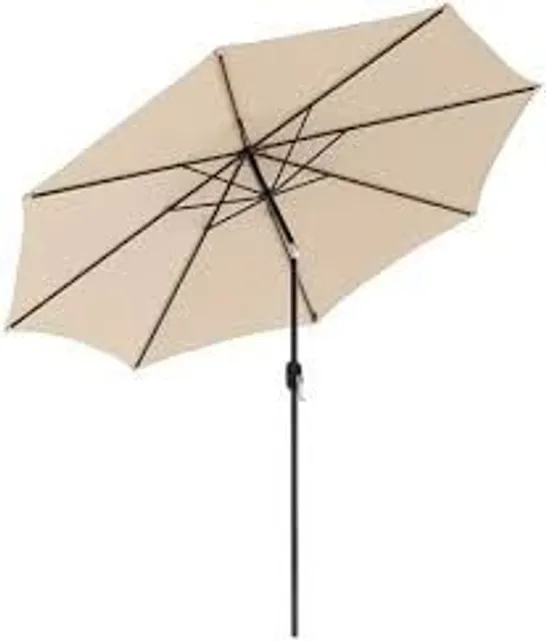 BOXED COSTWAY PARASOL - BEIGE 