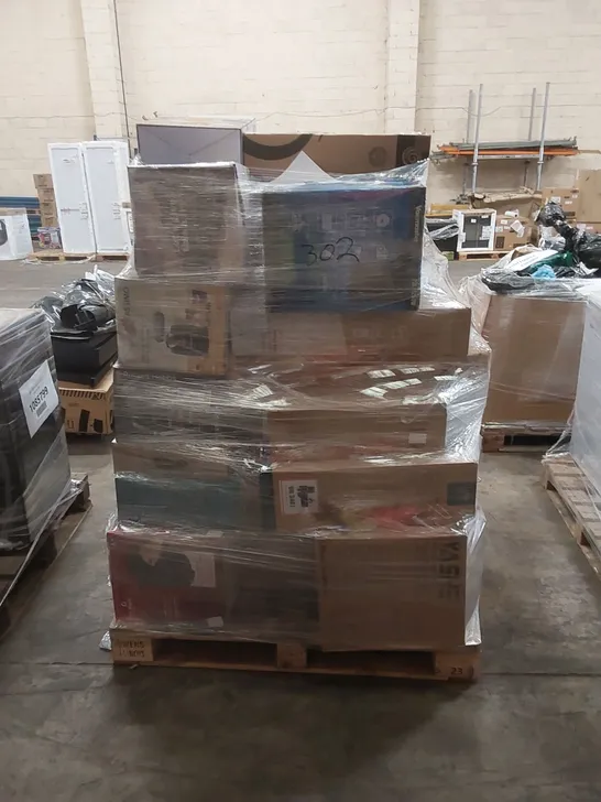 PALLET OF APPROXIMATELY 30 UNPROCESSED RAW RETURN HOUSEHOLD AND ELECTRICAL GOODS TO INCLUDE;