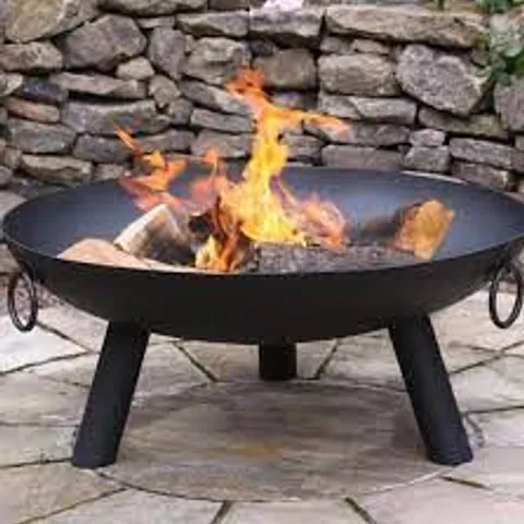 BOXED DAKOTA STEEL CHARCOAL/WOOD BURNING FIRE PIT (1 BOX)