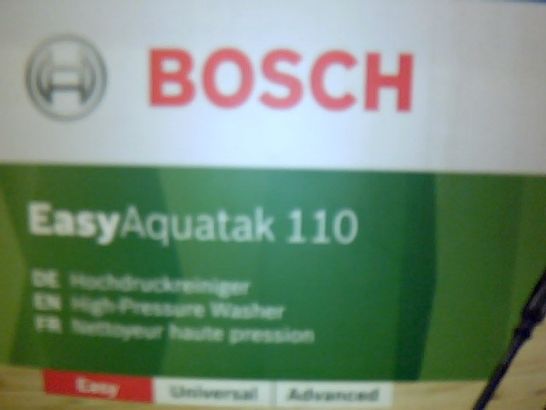 BOSCH EASY AQUATAK 110 PRESSURE WASHER
