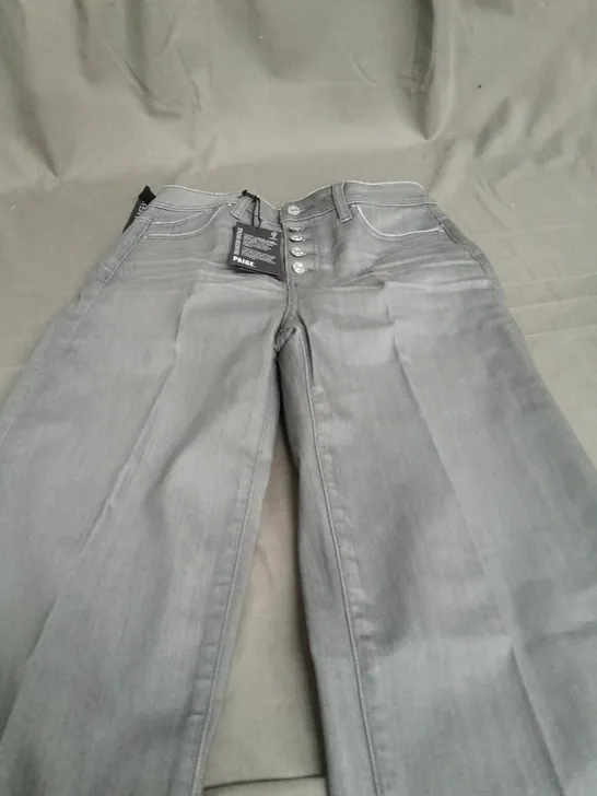 PAIGE LIGHT GREY LEENAH TROUSERS - SIZE 32 INSEAM WAIST 