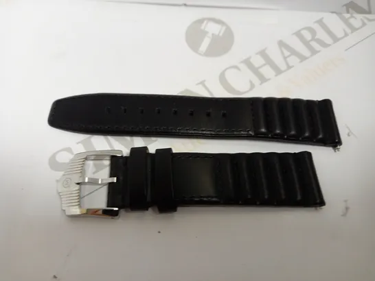 MARLOE WATCH COMPANY BLACK LEATHER STRAP