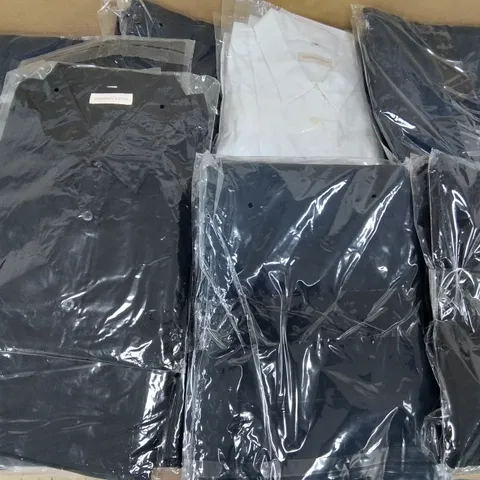 LARGE QUANTITY OF ASSORTED CORPORATE & STYLE SHIRTS IN VARIOUS SIZES