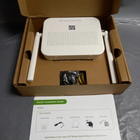 BOXED AX3000 ROUTER WHITE