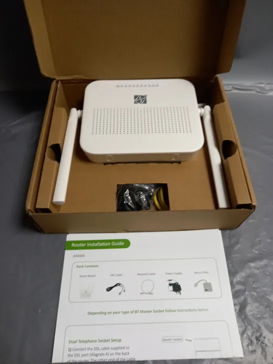 BOXED AX3000 ROUTER WHITE