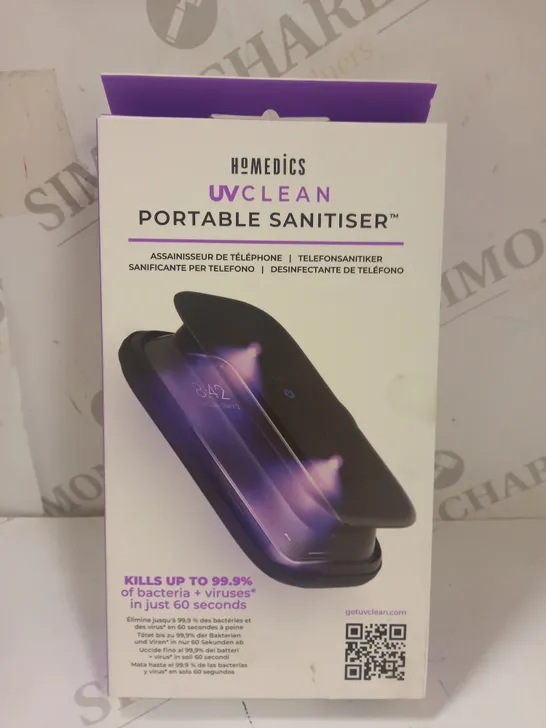 HOMEDICS UV-CLEAN PORTABLE SMARTPHONE SANITISER