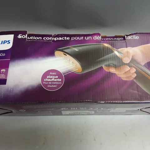 BOXED PHILIPS STEAM AND GO STEAMER 