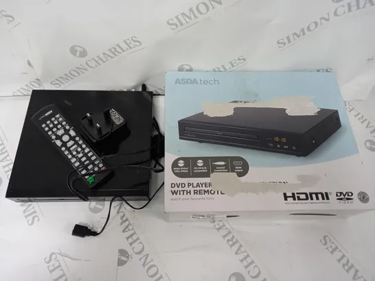 BOXED HDMI DVD PLAYER WITH REMOTE IN BLACK