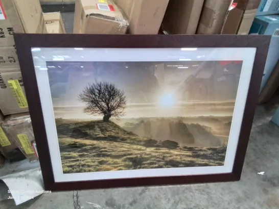 A BOXED SINGLE PICTURE FRAMED ART PRINT