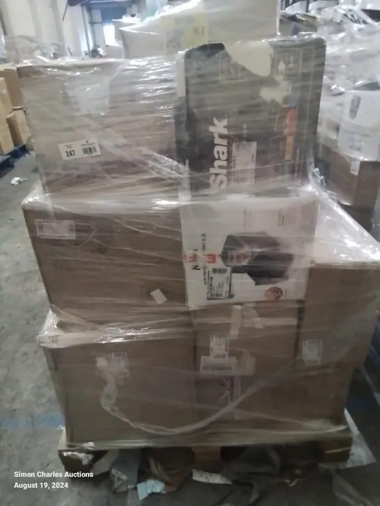 PALLET OF APPROXIMATELY 18 UNPROCESSED RAW RETURN HOUSEHOLD AND ELECTRICAL GOODS TO INCLUDE;