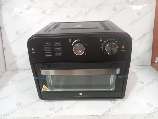 BOXED COOK'S ESSENTIAL 21-LITRE AIRFRYER OVEN IN BLACK 