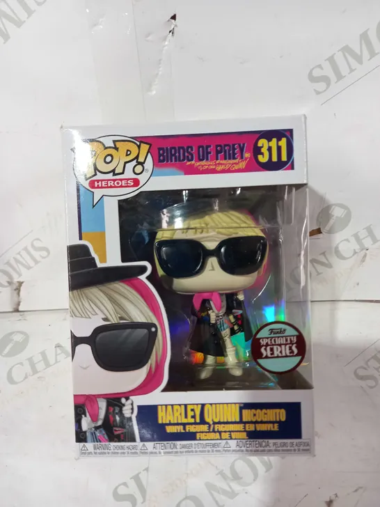 FUNKO POP HEROES BIRDS OF PREY 311 HARLEY QUINN INCOGNITO VINYL FIGURE