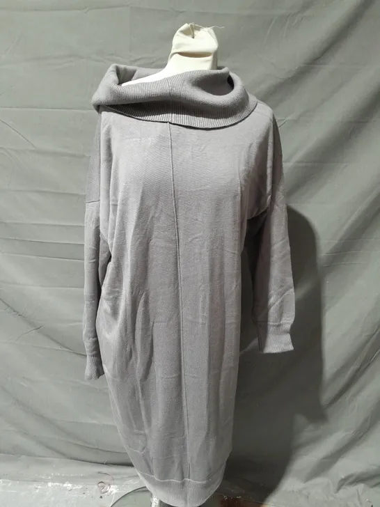 HEN DE JIFI LONG SLEEVED JUMPER IN GREY SIZE L