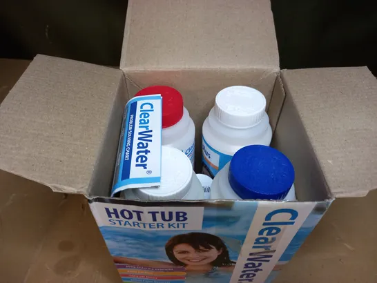 CLEARWATER HOT TUB STARTER KIT TREATMENT & CHEMICALS