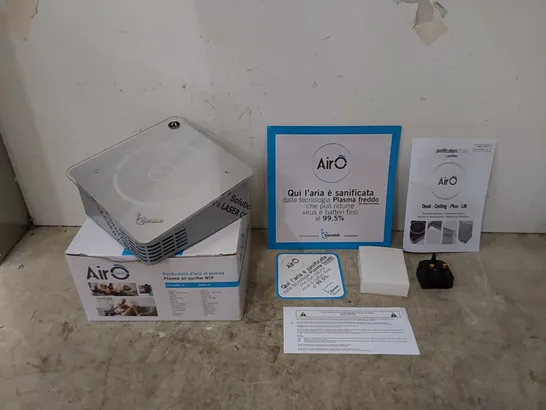 BOXED AIRO' DESK AIR PURIFIER BY BARALDI - SILVER