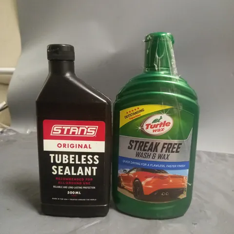 LOT OF 2 TURTLE WAX AND STANS ORIGINAL / COLLECTION ONLY 