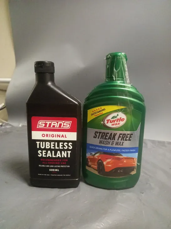 LOT OF 2 TURTLE WAX AND STANS ORIGINAL / COLLECTION ONLY 