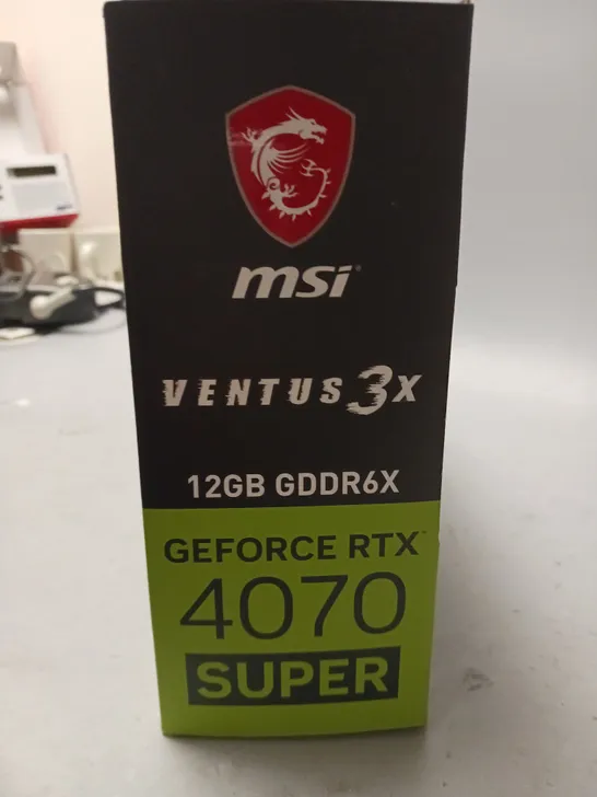 BOXED MSI GEFORCE RTX 4070 SUPER GRAPHICS CARD