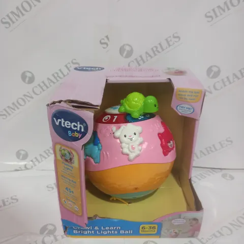 VTECH BABY CRAWL AND LEARN BRIGHT LIGHTS BALL AGES 6-36 MONTHS