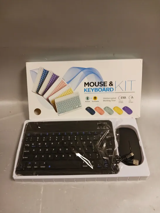 BOXED BLUETOOTH KEYBOARD & MOUSE SET 